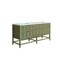 James Martin Vanities Emmeline 72in Double Vanity, Pebble Oak w/ 3 CM Ethereal Noctis Top D100-V72-PBO-3ENC - alternate 4